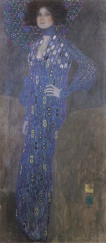 Gustav Klimt Portrait of Emilie Floge Norge oil painting art